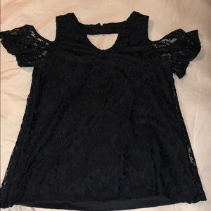 Cold shoulder top